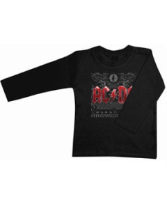 AC/DC langærmet t-shirt til børn | Black Ice